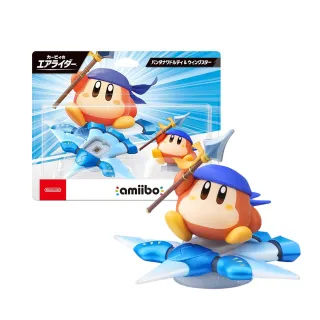 【Nintendo 任天堂】amiibo 頭巾瓦豆魯迪＆羽翼之星 - 卡比的馭天飛行者系列(台灣公司貨)