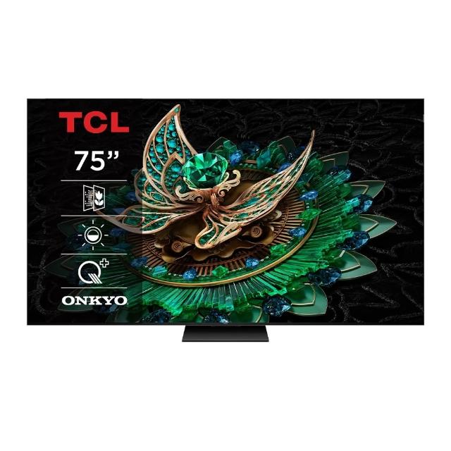 【TCL】58H快配★75型 4K QD Mini LED 144Hz Google TV 量子智能連網液晶顯示器-基本安裝(75C765)