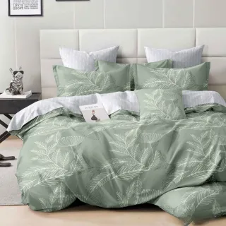 【寢安家居】台灣製舒柔棉銀離子抗菌床包枕套組(單人/雙人/加大/床包/床單/床罩 多款任選)