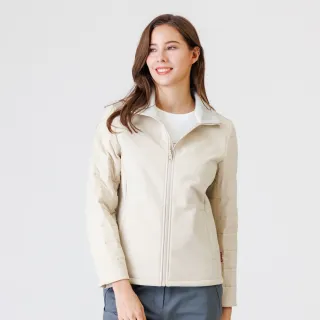 【TRAVELER 旅行者】女款Softshell防風撥水Thermolite鋪棉保暖外套｜252TR213(可銜拉)