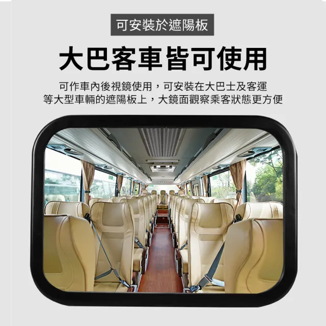【JHS】加大鏡面 寶寶車內後視鏡 寶寶觀察鏡 汽車安全座椅用 寶寶後視鏡 車內反向鏡