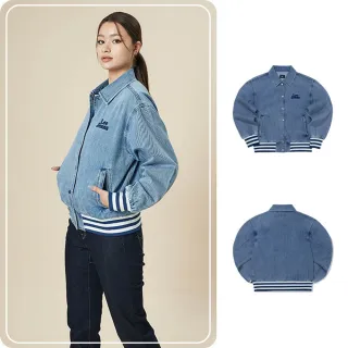 【Lee】女裝 牛仔外套 / 棒球外套 中藍洗水 季節性版型(LB514009145)