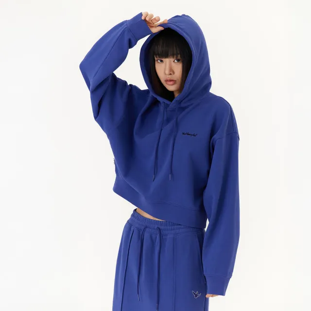 【Mark Gonzales】女裝 MG LOGO OG 短版帽T-紫色