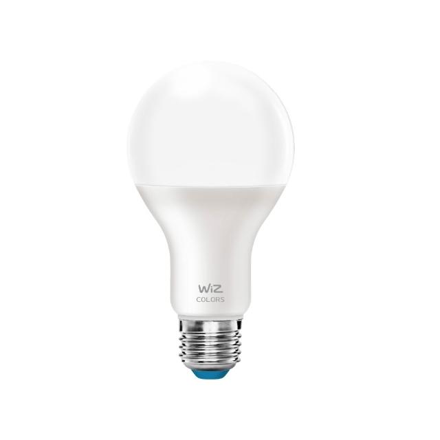 【Philips 飛利浦】2入組|13W WiZ全彩燈泡 E27燈泡 PW019(可調色溫、智能、1600萬色彩、Wi-Fi、APP控制)