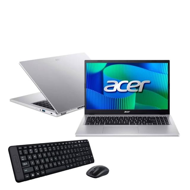 【Acer】無線鍵鼠組★15.6吋i7效能1TB商務筆電-秘銀灰(Extensa/EX215-57-77XH/i7-13620H/16G/1TB/W11P)