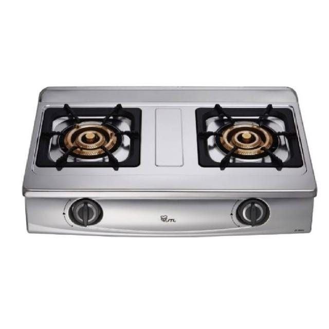 【喜特麗】正三環雙口檯爐(JT-GT268S-基本安裝)