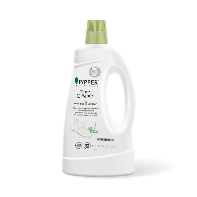 【PiPPER STANDARD 沛柏】沛柏鳳梨酵素地板清潔劑薰衣草800ml(適合幼童、寵物家庭/寵物地板清潔)