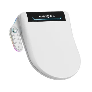 【Lezun】110V省電瞬熱式馬桶座 乾淨便座/噴嘴自潔/免治(不含安裝/瞬熱式/手柄調節/手動掀蓋/三色可選)