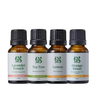【JustHerb香草集】精選單方精油15ml 任選一入(居家百搭必備單方精油)