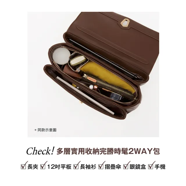 【KINAZ】鑽石金屬轉鎖三層掀蓋斜背肩背包-流光曜黑-微鑽系列