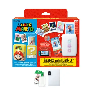 【FUJIFILM 富士】instax mini Link3 超級瑪利歐特別版 印相機 原廠公司貨(贈20張底片原廠相冊組合)