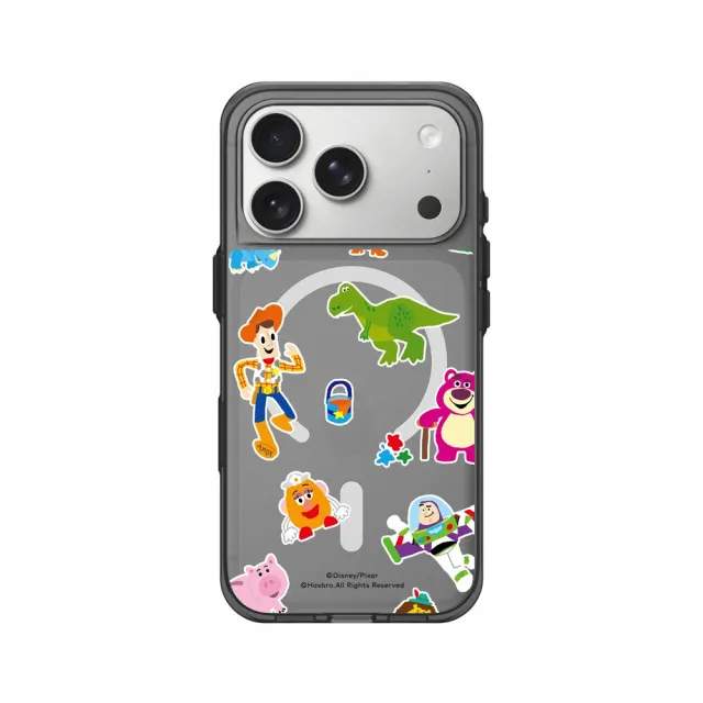 【RHINOSHIELD 犀牛盾】iPhone 17/Air/Pro/Max Clear 透明防摔磁吸手機殼/玩具總動員-Sticker(迪士尼)