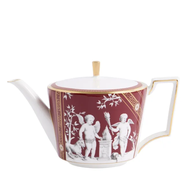 WEDGWOOD】文藝復興風華一壺兩杯禮盒組紅(官方直營) - momo購物網
