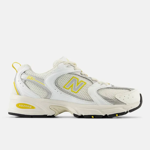 【NEW BALANCE】530 男女 運動休閒鞋 復古 舒適 百搭 米白 黃(MR530SY)