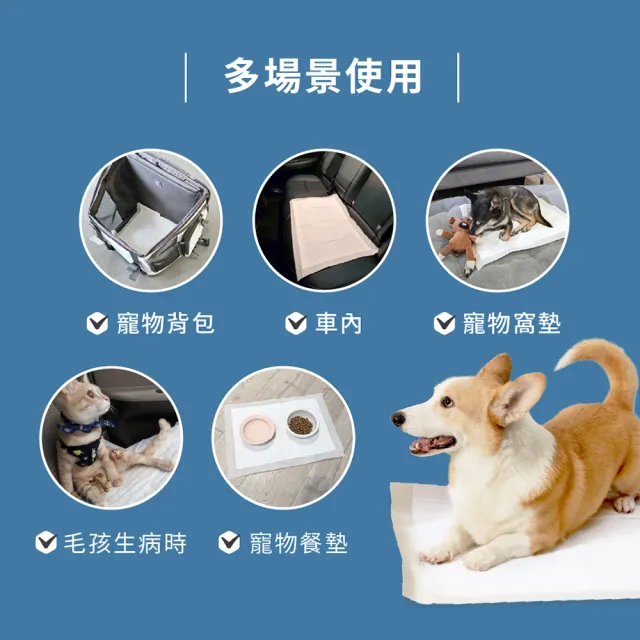 【汪喵星球】消臭瞬吸尿布墊(犬貓清潔 尿布墊)