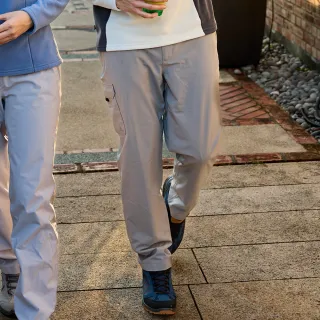 【ATUNAS 歐都納】男款石墨烯刷毛保暖防水長褲(A1PA2535M灰卡/雪褲/賞雪/抗靜電/抑菌抗臭/休閒旅遊)