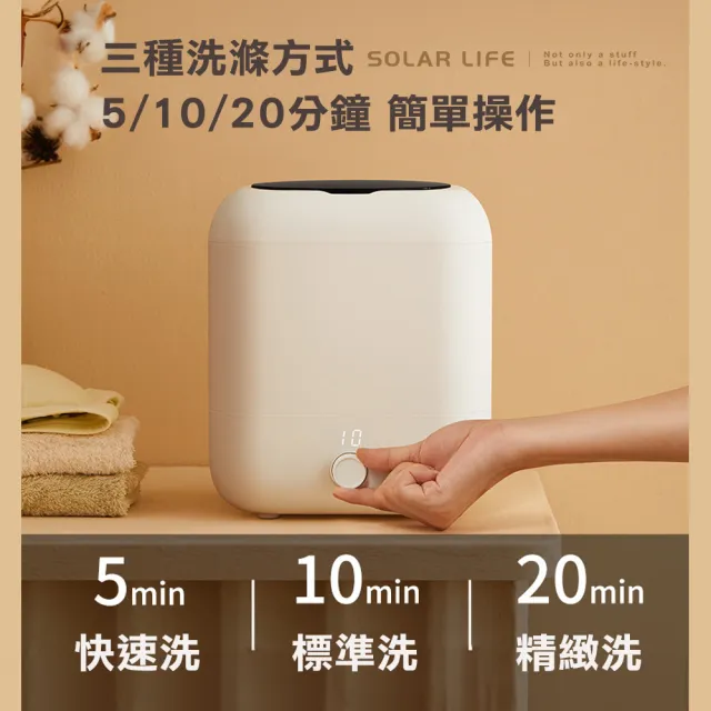 【索樂生活】迷你無線洗衣機5L(小型洗衣機 內衣褲洗衣機 襪子寶寶衣物 旅行露營宿舍 USB充電)