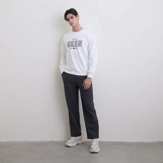 【GIORDANO 佐丹奴】男裝防潑水內刷毛長褲(25 泥炭)