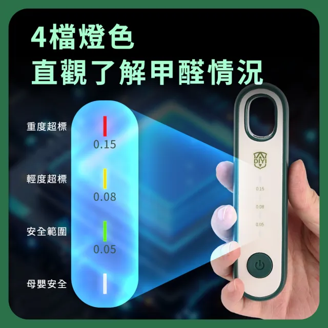 【智造良品】甲醛測試儀 新屋檢測 甲醛檢測儀器 TVOC檢測儀 130-FHCHO 空氣檢測(甲醛濃度 驗甲醛 空氣檢測)
