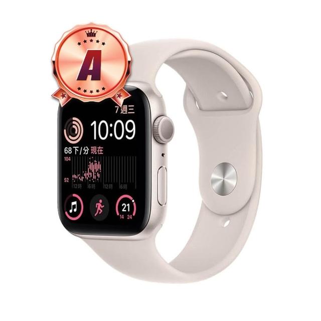 【Apple】A級福利品 Apple Watch SE2 2022 GPS 40mm 鋁金屬錶殼(原廠展示下架/原廠傳輸線)