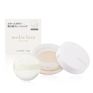 【media 媚點】輕透柔光蜜粉 14g(柔焦毛孔 長效持妝控油)黑貓票卡夾新規格上市!