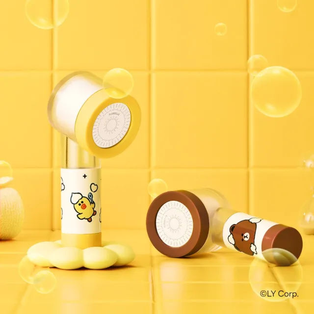 【BODYLUV】LINE FRIENDS 旅行用迷你蓮蓬頭(方便攜帶/出國用水更安心)