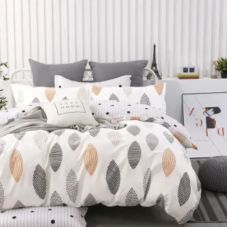 【DUYAN竹漾】買一送一 純棉床包枕套組 台灣製 單人/雙人/加大(多款任選)