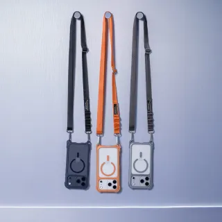 【MAGEASY】iPhone 17 Odyssey Strap M 超軍規防摔磁吸掛繩手機殼(iPhone 17/Air/Pro/Pro Max)