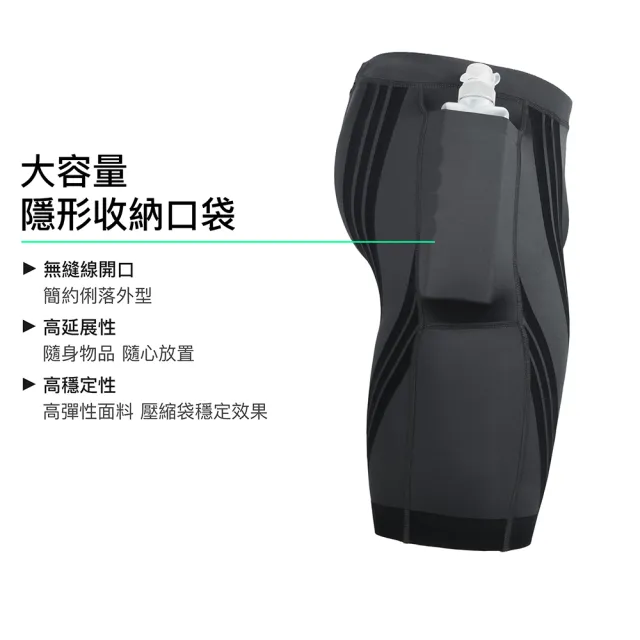 【A-MYZONE】高階修身緊身短褲/無縫提臀五分短褲/抗菌緊身瑜珈褲(越野跑/有氧健身 透氣・速乾・排汗)