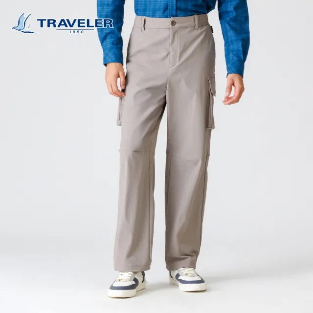 【TRAVELER 旅行者】男女款四面彈撥水抗UV長褲|252TR504.05(男女多款/彈性撥水)
