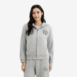 【Roots】Roots女裝- HERITAGE BONDED 連帽外套(混色灰)