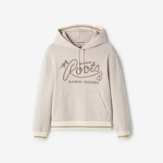 【Roots】Roots女裝- CABIN FLEECE 連帽上衣(銀灰色)