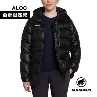 【Mammut 長毛象】Gravity IN Hooded Jacket AF 日系防潑水羽絨連帽外套 黑色 女款 #1013-02640