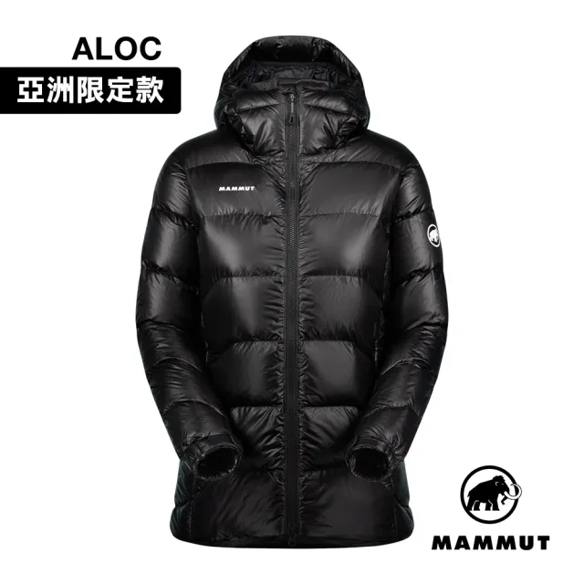 【Mammut 長毛象】Gravity IN Hooded Jacket AF 日系防潑水羽絨連帽外套 黑色 女款 #1013-02640