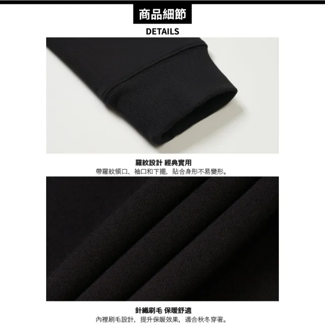 【The North Face】中性 滑雪圖刷毛長袖大學T AP《米白》8F0S/登山/圓領T/刷毛/長T