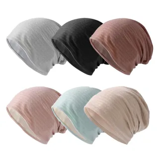 【YUNMI】四季通用鉤花產婦孕婦月子帽 雙層透氣堆堆帽 戶外防風護耳包頭帽 冷帽 化療帽 防風套頭帽