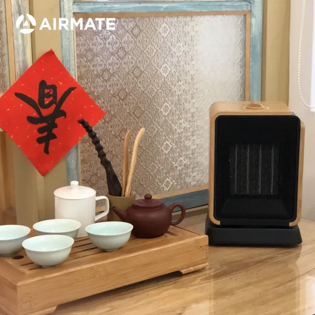 【AIRMATE 艾美特】24hr-PTC即開即熱電暖器HP12103(可擺頭可拆式活性碳濾網)