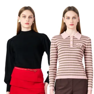 【KeyWear 奇威名品】質感羊毛針織毛衣(精選多款)