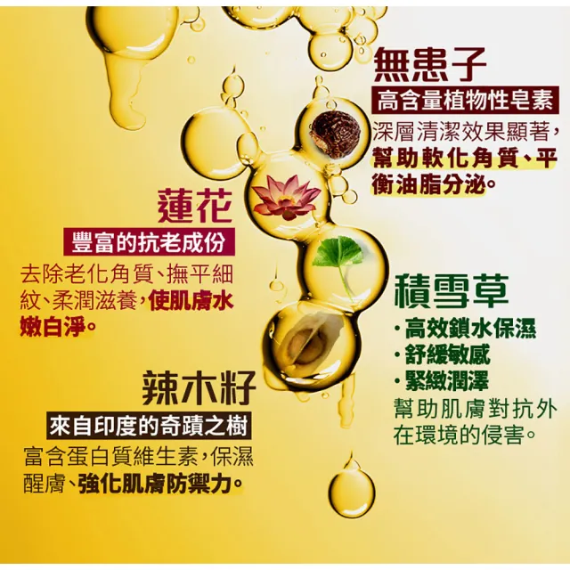 【古寶無患子】5瓶入LOTUS保濕香蓮卸妝液組(500mlX5入)