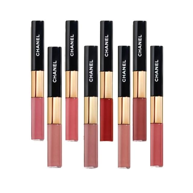 【CHANEL 香奈兒】超炫耀持色唇萃 8ml(40/154/174/176/182/186/192多款任選 雙頭唇釉 國際航空版 禮物)