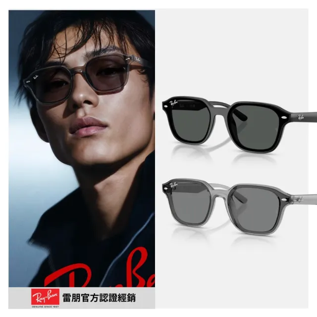 【RayBan 雷朋】亞洲版 韓系流行抗UV太陽眼鏡組合(RB4391D、RB4392D、RB4423D、RB4458D、RB4461D)