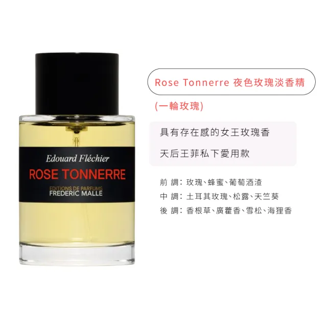 【Frederic Malle】馥馬爾 淡香精 100ml 多款任選(濃縮苦橙/夜色玫瑰/冬之水/貴婦肖像/非凡)