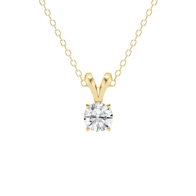 【鉅曜】IGI 50分 18K 光彩時刻 鑽石項鍊 三色任選(培育鑽石)