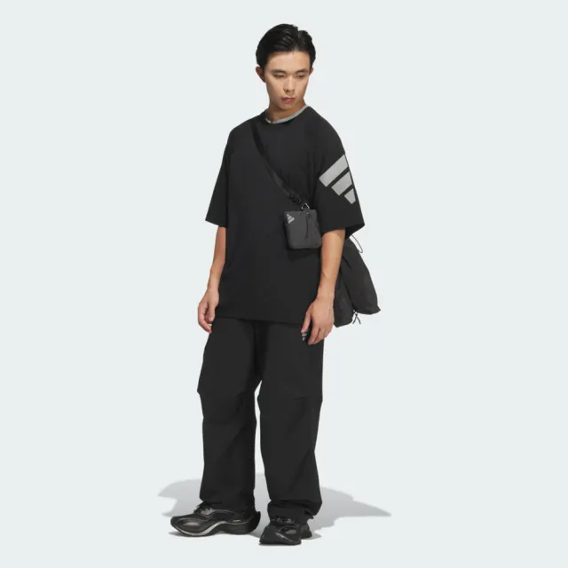 【adidas 愛迪達】愛迪達 Fustl M Tee Ss3 男 T恤 運動上衣 休閒短袖 黑 亞版(KH1485)