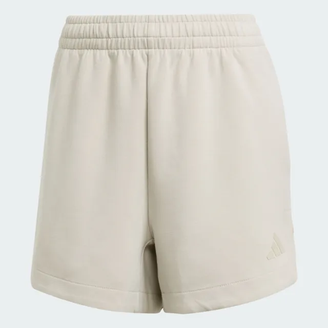 【adidas 愛迪達】愛迪達 W All Szn Sl Sh 女 短褲 運動短褲 休閒短褲 米 亞版(JV9877)