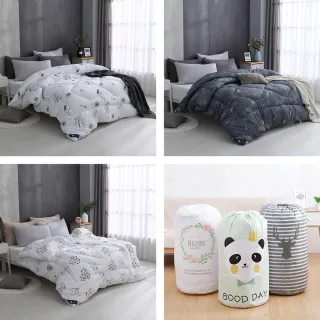 【ISHUR 伊舒爾】石墨烯羊毛被 羽毛被 天絲被 蠶絲被 台灣製造 雙人2.5kg(冬被/棉被/被子/被胎)