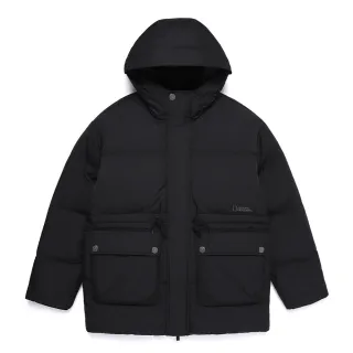 【National Geographic 國家地理】男女同款 中長版 羽絨外套(2色可選/鵝絨)