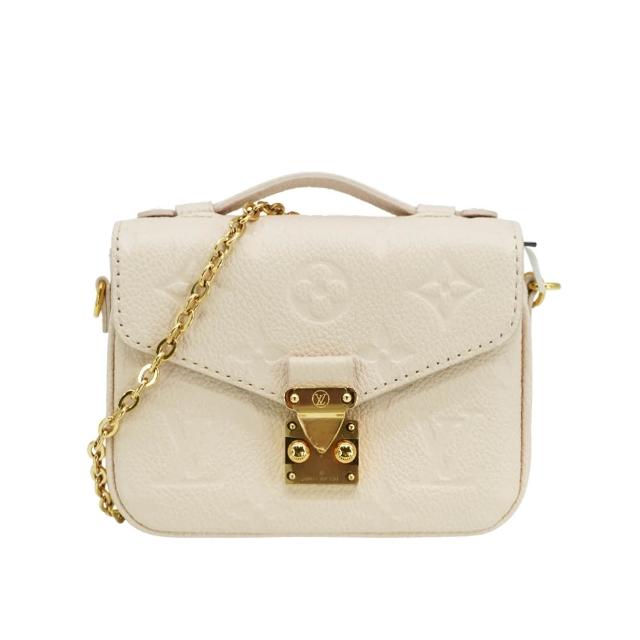 LV LOUIS VUITTON路易威登 M81390 Micro Metis 壓紋牛皮迷你郵差包 全新 LOUIS VUITTON 路易威登 M81390 Micro Metis 壓紋牛皮迷你郵差包,女款設計,白色系外觀,釦式開合,輕便實用。外層為高品質牛皮,內層為紡織襯裡,附贈防塵袋與盒子,專櫃購入,無瑕疵,適合日常出街搭配。