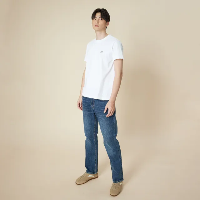 【Lee】男裝 短袖T恤 / 左胸小LOGO 背部剪接 共2色 標準版型(LB502111K11 / LB502111K14)