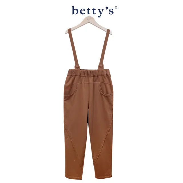 【betty’s 貝蒂思】特殊拼接綁帶設計吊帶褲(共二色)